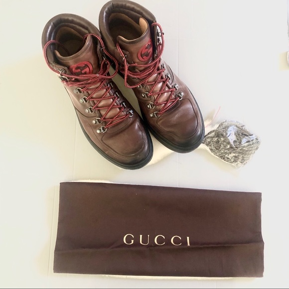 Gucci Men’s Hiking Boot Style Sneaker Shoes - Picture 8 of 8